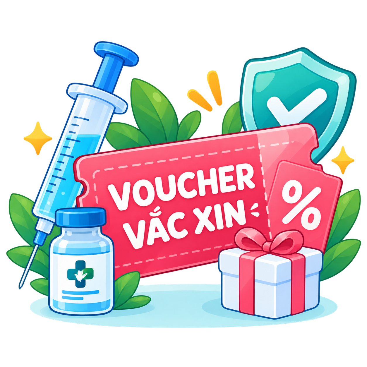 Voucher vắc xin voucher vaccine trên Dược Hub