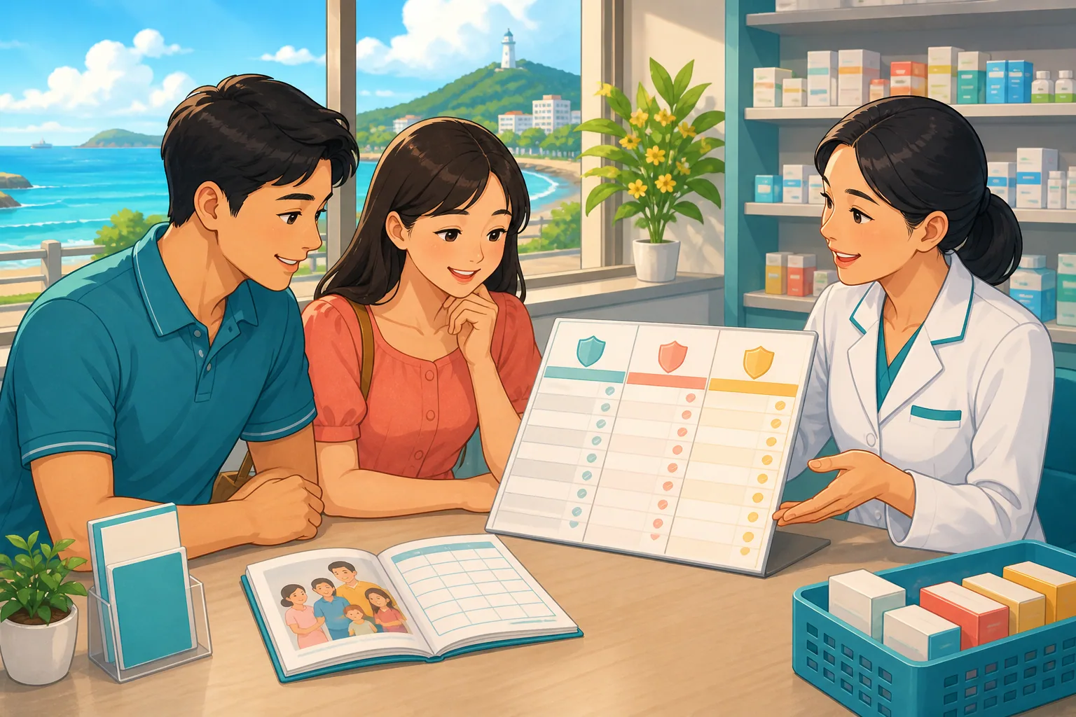 Gia đình Việt Nam xem bảng giá vắc xin tại Bà Rịa Vũng Tàu