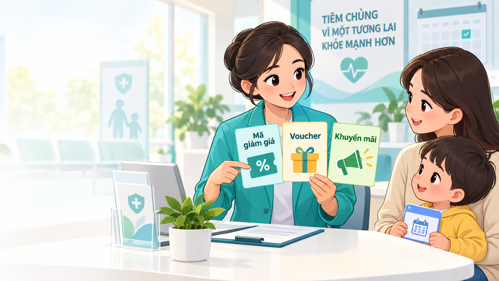 Dược sĩ giải thích sự khác nhau giữa mã giảm giá, voucher và khuyến mãi tiêm chủng