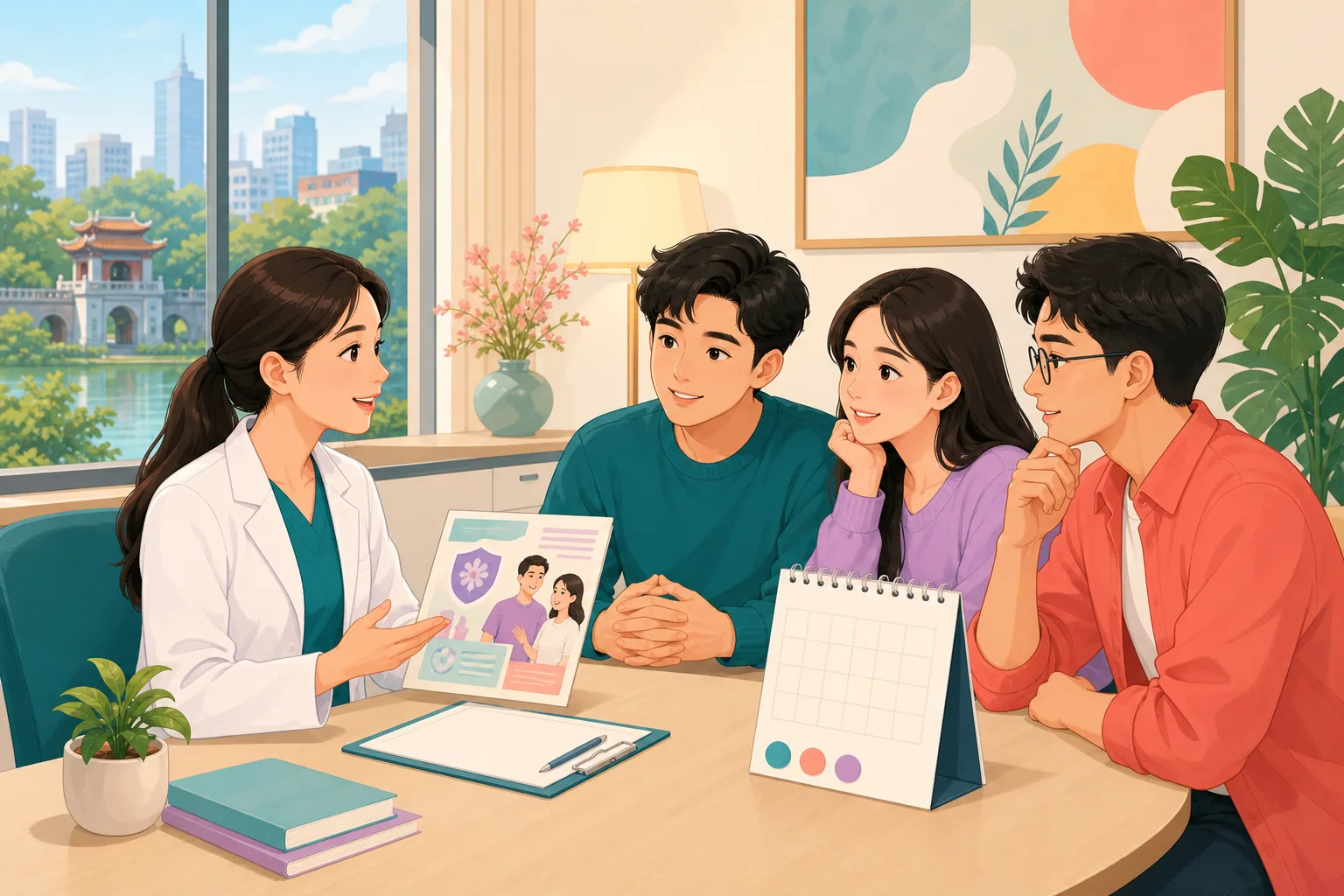 Thanh niên Việt Nam được tư vấn ưu đãi tiêm HPV tại Hà Nội